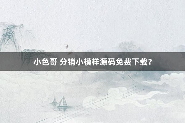 小色哥 分销小模样源码免费下载？